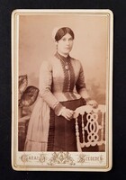 Garai Ignác fényképész Szeged vizitkártya fotó