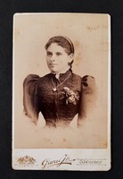 Garai Ignác fényképész Szeged vizitkártya fotó