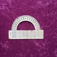 Wehrmacht térkép vonalzó és szögmérő (a II. világháború idejéből)