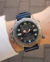 Citizen Promaster Titanium Diver’s Chronograph – az 1990-es évekből - Tiktakwatch szervizkártyával