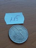 PORTUGÁLIA 5 ESCUDO 1984 Réz-nikkel Karavella 115.
