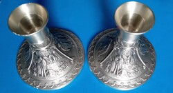 1 pár ón gyertyatartó