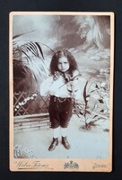 Weber Ferencz fényképész Szeged kabinet-fotó