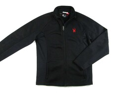 EREDETI SPIDER (S / M) SPORTOS HOSSZÚ UJJÚ FÉRFI FEKETE SPORT KARDIGÁN