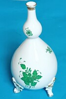 Herendi 3 lábú váza Apponyi mintával