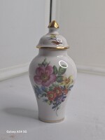 Antik Ó Herendi mini 8 5 cm-es urnaváza hibátlan