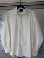 Vaj színű ÚJ M&S férfi ing  44-45