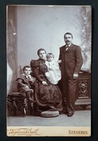 Keglovich Emil fényképész Szeged kabinet-fotó