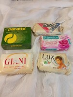 5 db retró szappan egyben