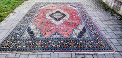 Akció! 403 cm X 293 cm Iráni kézi csomózású Keshan perzsa szőnyeg ALKUDHATÓ