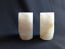 Ónix ásvány gyertyatartók párban