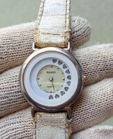 Retro Vintage Sandy Női Quartz Karóra Bőr Szíjal