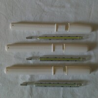 Retro orosz higanyos lázmérő CCCP