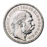 Ferenc József 1 Korona 1906 K-B UV 2014 certifikáttal