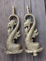 Empire rèz halak szobor bútordísz  tartozèk