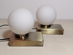 Art-Deco gömb asztali lámpa párban ALKUDHATÓ