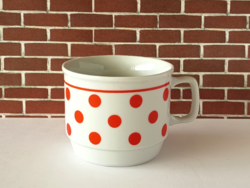 ZSOLNAY PIROS PÖTTYÖS BÖGRE,PÓTLÁSNAK