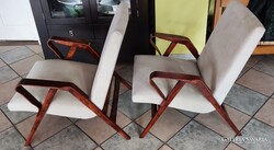 2 DB Igényesen felújított Tatra Nabytok retro fotel (Frantisek Jirak) 