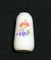 Hollóházi porcelán kicsi , ibolya váza 3 x 5,3 cm