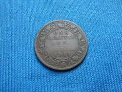Brit India  1/4  anna  1918