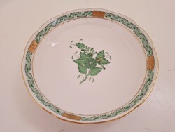 Herendi Zöld Apponyi Mintás Kínáló Tál