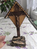 Feszület, kereszt réz korpusszal  eladó!