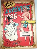 1986.Brenner György - Ludas Matyi Évkönyve 1986. HUMOR KULTUSZ  könyv a képek szerint HÍRLAPKIADÓ