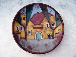 Ligeti Erika - kerámia falitányér  16,5 cm