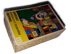 VINTAGE magyar gyűjthető papír -DISNEY memória / kvartett kártyacsomag 32db a képek szerint  ÚJ IDŐK