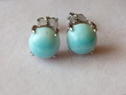 Larimár 925 ezüst fülbevaló