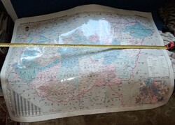 Nagy méretű, műanyag Magyarország térkép