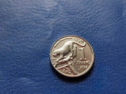 Katanga 1 franc / 1 franc 2017 leopard! Ouch! Rare!