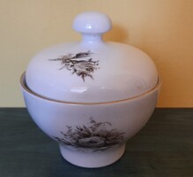 GDR porcelán cukor tartó