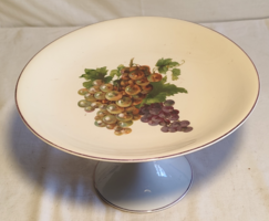 Oepiag Csehszlovák porcelán asztalközép,talpas kínáló