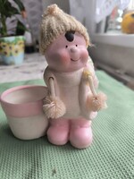 Világító mécses ,kislány virágtartó eladó!