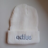 Kötött dupla falú sapka- lány, női