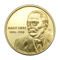 Nagy Imre aranyozott emlékérem Nagy Magyarok Kollekció