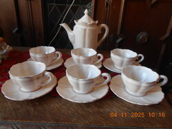 Vanilia Ceramic Tea Set, Romantic Natural