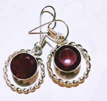 Ezüst gyönyörű ásvány köves fülbevaló