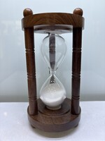 Fa minőségi homokóra 16cm,5min.
