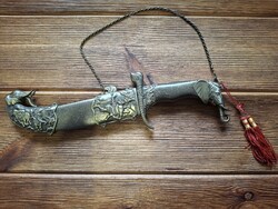 Elefántos keleti dísztőr, másolat, 37 cm