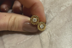 Bvlgari Bvlgari gyémánt fülbevaló