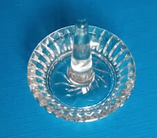 Üveg tálka , gyűrűtartó