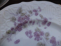 PLS lila virágos tányérok 3x3db egyben