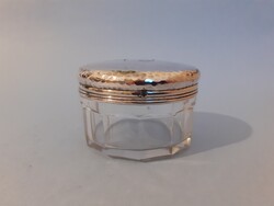 Illatszeres tégely ezüst tetővel, 1867-1922