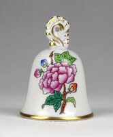 1Y238 Eton mintás kisméretű Herendi porcelán karácsonyi csengő csengettyű 5.4 cm