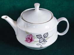 Alföldi, jelzett porcelán teás kanna(1979-82)