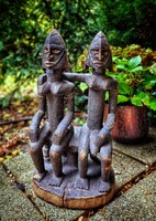 Régi afrikai szoborpár - Dogon népcsoport Mali