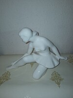 Ritka  régi  Znojmo  fehér mázas balerina szép állapotban eladó