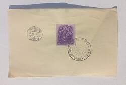 Irredenta emléklap – „Beregszász visszatért”, 1938